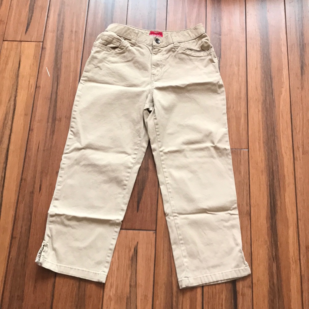 Khaki capri